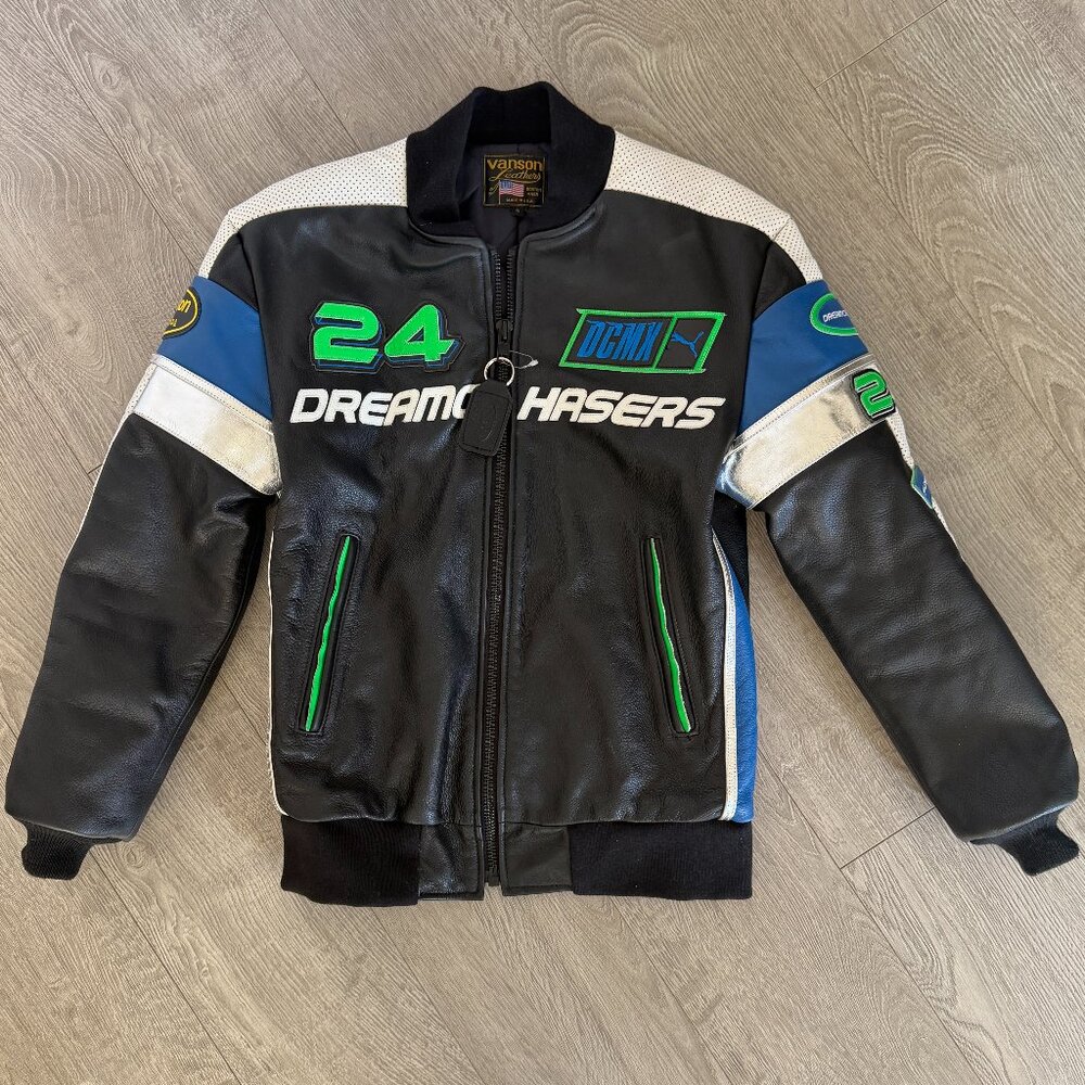 VANSON Leather Jacket DREAMCHASERS NIGHTMARES 24 - Meek Mill Custom